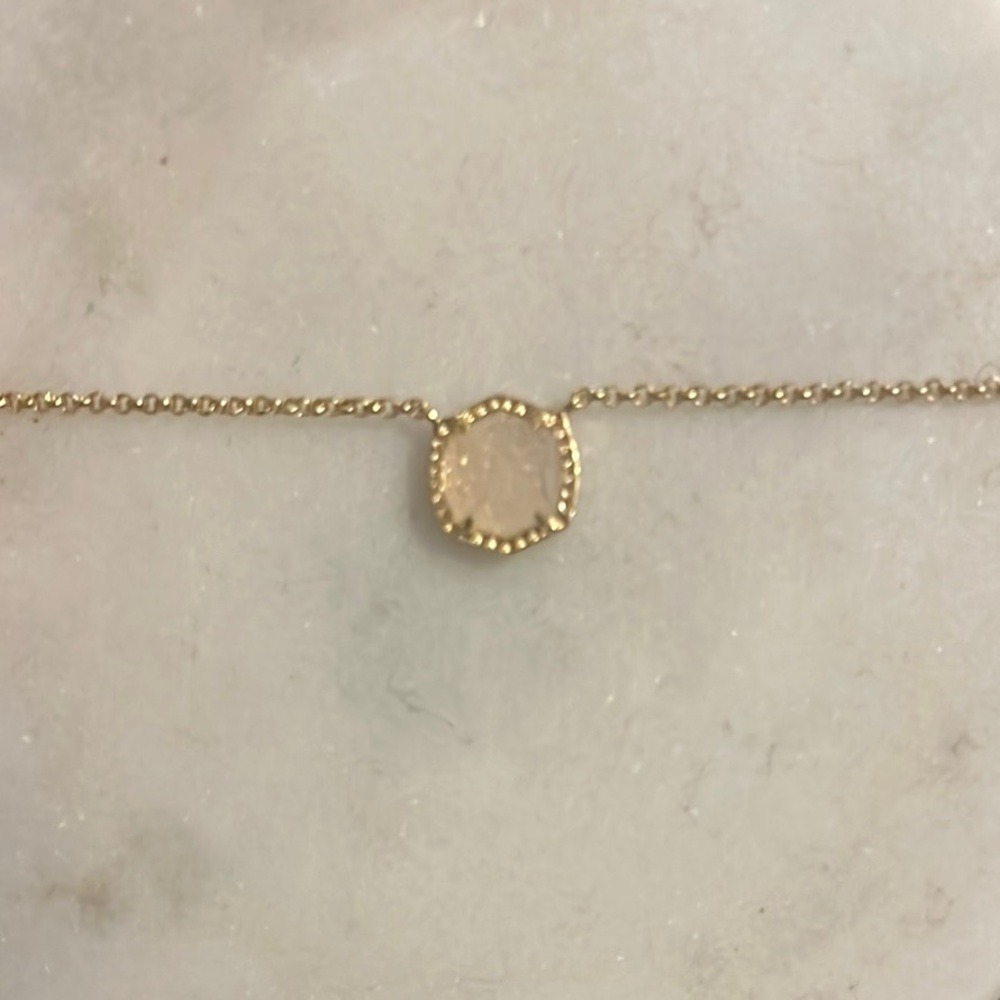 Kendra Scott Silver Geometric Pendant Necklace